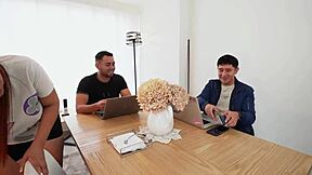 why does this hot young colombian guy offer money to his mute maid for a threesome while stepmom sleeps