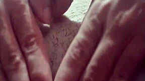 this sexy usa teen prostitute with small tits and petite body masturbates her wet pussy close up. she's cute solo without panties under short showing hairy details.