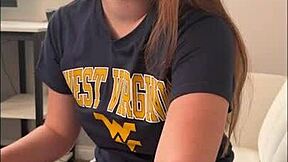 18 YO College Girl Ava Marina Fucked Hard In Dorm Room With Blowjob And Cowgirl Action!