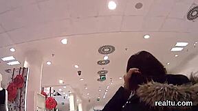 Adorable Czech Teen Teased in Supermarket and Penetrated in POV with Clothes Ripped