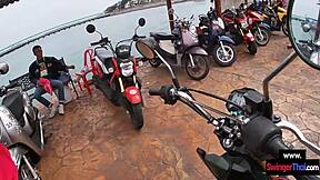 Amateur Teen Couple Has Public Sex on Island in Thailand with Bent Over Blowjob and Hardcore Fucking?