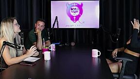 Brazilian Blonde in Lingerie Joins Swingers Group for Glamour Compilation at Swing House