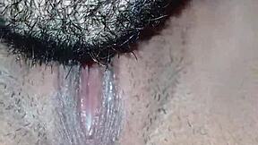 Girlfriend Sucks My Huge Clit to Orgasm in Passionate Cowgirl