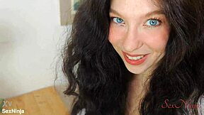 sales woman wants to sell me a tantaly sex doll so she shows me how to fuck it doggystyle with creampie