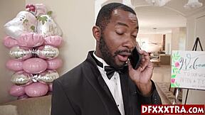 sexy teen 18+ bride aften opal might enjoy banging husbands black friends as wedding gift