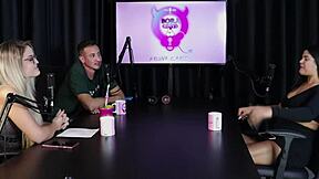 Brazilian Blonde in Lingerie Joins Swingers Group for Glamour Compilation at Swing House