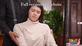 funsize teen 18+s uh a petite 18+ babe gets nailed hard by that big cock roughly