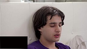 elias hides jerking off habit but annie finds stepson and gives pov blowjob with big tits milf taboo action