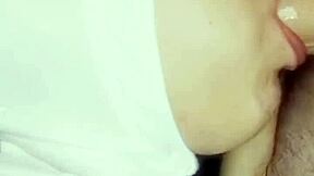 Halloween blowjob with deepthroat cumshots 😈