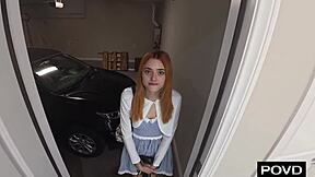 gracey fox lets casting agent try out her skills in interview