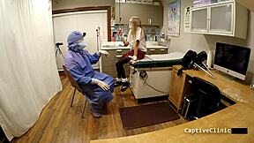 Wait, are you ready for ava siren in latex gloves and skirt getting her petite blonde pussy gaped missionary style? She's screaming as submissive slave with tattoo.