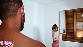 i thought i was just taking nude pics for my boyfriend but my friend caught me made me gag on deepthroat fucked my tight pussy and came in my mouth