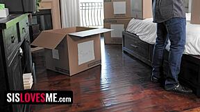 College bound stepbrothers surprise virgin stepsister with dildo play. Intense facial cumshot follows kinky sucking session.