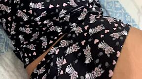 We felt such intense lust suddenly starting to fuck in our homemade video, thrusting my dick into her warm bareback pussy and cumming twice so quickly