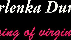 uh, defloration definition? it's like, losing virginity in a hardcore way, y'know?