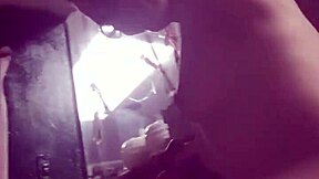 Young blonde takes on huge white monster cock in hardcore action 😈