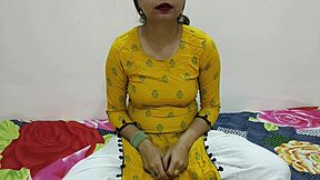indian step sister seduces step brother for first experience fuck with creampie in tight shaved pussy 😍🍆