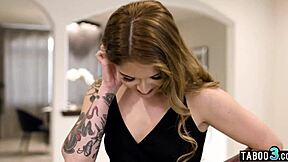 Small titted inked squirter wife vanessa vega can't control herself