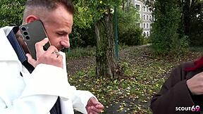 German Redhead Teen Bitch Dani Luve with Big Natural Saggy Tits Seduces Police Officer for Bareback Fuck Including Deepthroat and Cowgirl