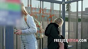 yo, this bored teen 18+ and hot milf just hop on that free use bus ride for some wild fun