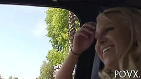 Destiny Cruz handles rough POV fucking in tight wet pussy with ball licking and hardcore sex. Intense teen action leaves her soaked!