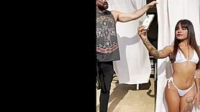 Michy Perez - How To Handle A Big White Cock Latina Casting