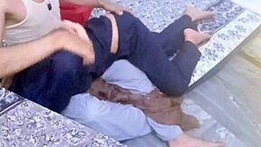 Teacher fucks young student for her first time!