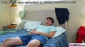 Does stepbrother dominate his horny small tits teen stepsister Kylie Quinn in rough hardcore fucking?