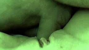 Babysitter Takes Huge Cumshot on Tight Pussy in Close-Up Bedroom Creampie with Daddy