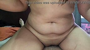 Stepdaughter with big ass and natural body rides stepdads cock in homemade sex