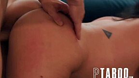 Cheating Michael Vegas shares busty Arab milf Karla in cum-soaked threesome with big tits blowjob and hardcore pov action.