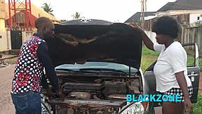 Damage CAR And SHE Needed HELP From Neighbor