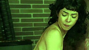 19 years old in her first gang bang DPP with Colombian brunette getting double penetration by big cocks and rough riding to orgasm. 😈🔥