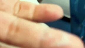 Intriguing wet vietnamese teen masturbates her pussy in the air