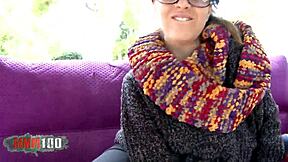 curvy amateur latina contrasts with intense hardcore facial finish