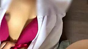 Argentinian Nymphomaniac Model Spreading Legs for Her Internship Boss in Missionary Position