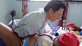 damn that old man just went wild on this big ass teen with his huge cock 😱