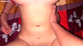 18 year old Indian virgin rides to creampie in homemade video