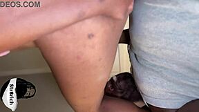 jamaican stud with massive cock fucks hot teen 18+ slut in missionary. wet pussy spreads wide for big dick pounding.