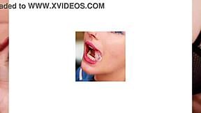 Hot petite blonde student masturbates with toy in panties for first orgasm