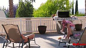 Stepmom Richelle Ryan Teaches Pervert Lesson in Hardcore Bikini Encounter