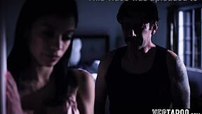 big tits latina teen 18+ stepdaughter lets desperate stepdad rail her bent over in doggystyle, oh yeah