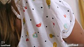 Creampie Sex Tape Features Tiny 18+ Latina Hotwife Frida Sante in Homemade Action. Bent Over Doggystyle and Riding Lead to Cum-Filled Pussy with Curvy Girlfriend.