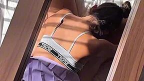 perfect ass teen model endures rough pov anal fucking with big cock. she reaches orgasm in tight hardcore session.