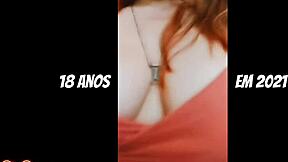 Brazilian teen at 18 years and 2 months experiences first anal sex with cumshot on face in hardcore debut