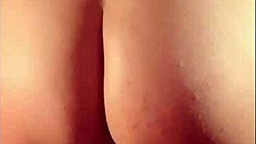 Raw Hot teen 18+ Tess masturbates with toys showing big ass and tits.