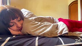 i pretended to be my step brothers girlfirend and we did first time interracial sex with cowgirl and doggystyle uh yeah