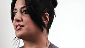 Three camera angles capture busty Sarah Arabic masturbating with toys in close-up orgasm action 😍📹