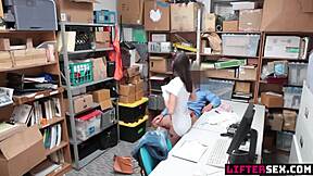 Threats and intimidation happen but the LP officer stands firm and releases his desires 😏