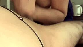 Indian ex girlfriend gives deep passionate blowjob homemade